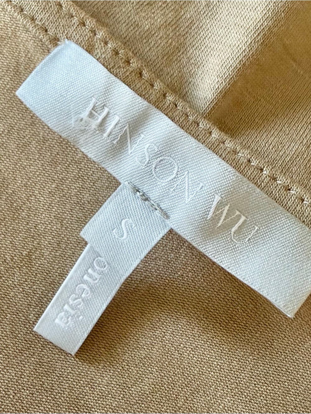 Hinson Wu Gissel 3/4 Sleeve Boat Neck Double Knit Panel Top - Picture 5 of 7